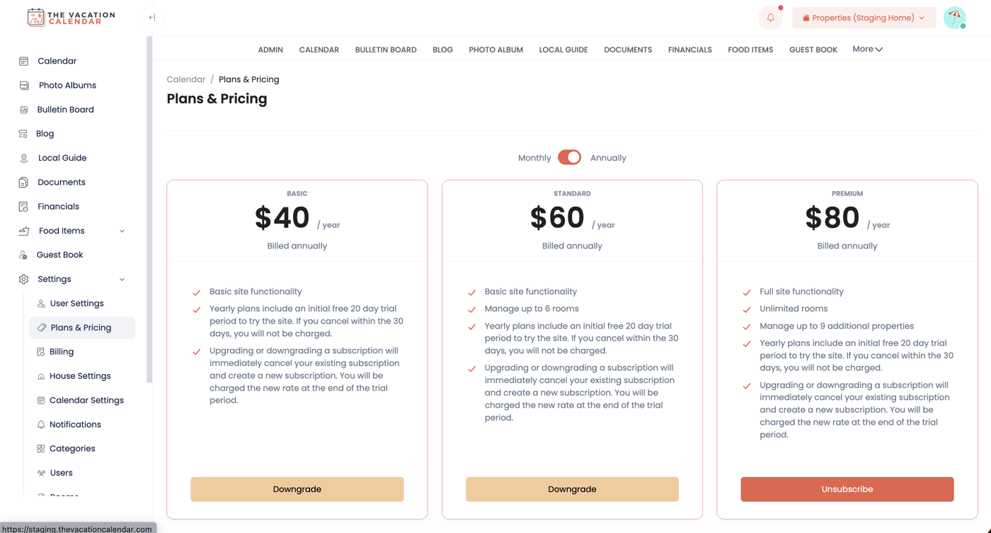 Subscription Management